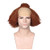 ColorGround Brown Prestyled Bald Cosplay Wig for Halloween