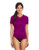 Kanu Surf Women s UPF 50  Short Sleeved Active Swim Shirt Rashguard   Workout Top  Solid Purple  Medium