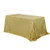 TRLYC 60''x120'' Sparkly Gold Rectangular Sequins Wedding Tablecloth, Sparkly 6FT-8FT Overlays Table Cloth