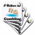 3dRose CST 105163 1 I Believe in Gambling Soft Coasters  Set of 4