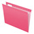 Pendaflex Reinforced Hanging File Folders, Letter Size, Pink, 1/5 Cut, 25/BX (4152 1/5 PIN)