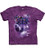 The Mountain Wolf Of The Cosmos Adult T Shirt  Purple  Large The Mountain Wolf Of The Cosmos Adult T Shirt  Purple  Large