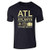 ATL Atlanta Airport Code Since 1926 Travel Black L Graphic Tee T Shirt for Men