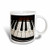 3dRose Piano Keys Magic Transforming Mug  11 oz  Multicolored