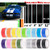 Free Tool Kit 10  Wide 10FT Long Matte Purple Racing Stripes Vinyl Wrap Rally Decals Stripe Sticker
