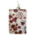 GlassOfVenice Murano Glass Venetian Reflections Rectangular Pendant   Purple Silver
