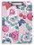 Vera Bradley Women s Pink Clipboard Folio with Refillable Lined Notepad  Rosy Garden Picnic