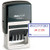 MaxMark Office Date Stamp with Shipped Self Inking Date Stamp   Blue RED Ink