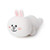 LINE FRIENDS Soft Pillow - CONY Character Mini Stuffed Cushion, White