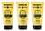 3 Pack Bee Bald SHAVE Premium Shave Cream  6 fl  oz