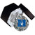 NCAA Duke Blue Devils Mascot on a 4 Inch High Brillance Diamond Cut Crystal Paperweight