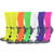TeeHee Viscose from Bamboo Diabetic Sports Cushion Crew Socks 6 Pack  10 13  Bright