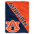 Auburn Tigers  Halftone  Micro Raschel Throw Blanket  46  x 60