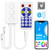 ALITOVE WS2812B Controller Bluetooth Music Sync WS2811 Addressable RGB LED Controller with RF Remote Dual Signal Output DC 5V~24V for SK6812 WS2812 SM16703 1903 3Pin Dream Color LED Pixel Strip Lights