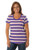 UG Apparel NCAA Clemson Tigers Women s Tailgate Tee  Large  Orange Purple