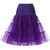 Blidece Women s Plus Size 50s Vintage Tutu Skirt Petticoat Rockabilly Crinoline Underskirt Purple XL