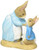 Beatrix Potter Miniature Figurine   Mrs Rabbit and Peter  271780