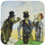 3dRose CST 128163 2 The Drinkers by Vincent Van Gogh Soft Coasters  Set of 8