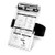 Destination Departure Pilot Kneeboard  Aluminum Pilot Writing Board  5 5 x 8 Inch Knee Board Clipboard  Metal Clip and Practical Pen Holder  Comfortable Elastic Strap