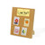 Creproly Cork Bulletin Board with Stand on The Desktop for School Classroom Home Office Message Memo Picture Decoration