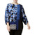 Alfani Womens Plus Jersey Boatneck Pullover Top Blue 0X