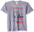 Fifth Sun Big Tee  Gray  Officially Licensed Cup Pair Youth Boy s el  Small