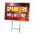 Sparklers 18 x24  Yard Sign   Stake Outdoor Plastic Window