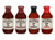 Stubbs Texas BBQ Sampler 4 Pack Original  Spicy  Smokey Mesquite  Hickory Bourbon