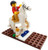 LEGO Horseback Riding Girl with Poseable Horse - Custom Female Equestrian Woman Rider Minifigure