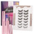 Upgraded 3D 6D Magnetic Eyelashes with Eyeliner   7 Pairs Magnetic Lashes and 2 Tubes of Magnetic Eyeliner Kit  Reusable False Eyelashes Natural Look   No Glue Need