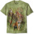 The Mountain mens Wild Tiger Collage T Shirt  Green  XX Large US