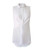 BCBGeneration Women s Sleeveless Knotted Front Top  Optic White  MD  US 6 8