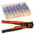 SING F LTD Electric Connector Kit Insulated Terminals & Wire Terminal Crimping Cutter Kits Cable Stripper Plier Crimper 400pcs Connectors
