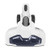 MOOSOO Motorized Brushroll with Built-in Motor, Replacement Accessories for XL-618B Only