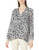 Karen Kane Women s V Neck Crossover TOP  Off White W Black  S