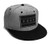 Chicago Flag Cap Flat Brim Grey Black Snap Back Baseball Hat
