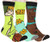 Bioworld Scooby Doo Socks Adult Mystery Machine Scooby Shaggy Character 3 Pack Mid Calf Crew Socks