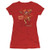 Trevco Fraggle Rock Dance Juniors  Sheer Fitted T Shirt  X Large Red