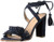 Pelle Moda Women s Faye Sandal  Navy  9 5 Medium US
