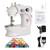 Mini Sewing Machine Electric Sewing Machine Portable Sewing Kit with Thread Dual Speed Double Thread