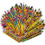 Pencil Assortment  7.5 inches Assorted Colorful Pencils for Kids (Pack of 144)  Exciting School Supplies, Awards & Incentives