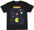 Pac Man Boy s Game Action Graphic Print T Shirt  Large  Black