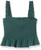 BCBGeneration Women s Sleeveless Smocked Knit Top  Bright Elm  MD  US 6 8