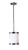 Steven And Chris By Artcraft Lighting Madison Transitional Mini Pendant Light  White With Chrome Banding