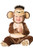 InCharacter Mischievous Monkey Infant Toddler Costume  Medium  12 18  Brown