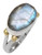 YoTreasure Labradorite Solid 925 Sterling Silver Brass Ring