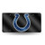 NFL Rico Industries Laser Inlaid Metal License Plate Tag  Indianapolis Colts   Black Team Color 6 x 12 inches