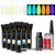 Saviland Poly Nail Gel Kit   Glow in the Dark Poly Nail Gel Builder Gel Nail Extension Nail Enhancement for Gel Polish Starter and Professional Nail Technician