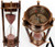 AnNafi 5  Decorative Brass Sand Timer Hourglass With Antique Maritime Brass Compass