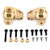 FPVKing Front Steering Knuckle Heavy Duty Metal Brass for 1 10 RC Crawler Axial SCX10 II 90046 Upgrade Parts